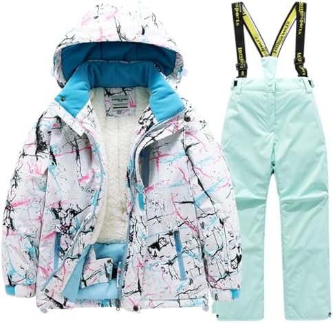 Kids Winter Boys Ski Suit Coats Jackets Pants Girls Snowboarding