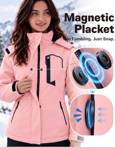 Women Winter Essential Coat Waterproof Windbreaker Ski Jacket
