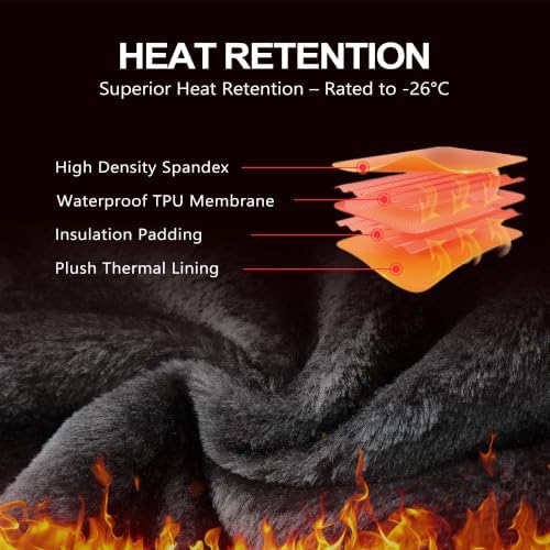 Mens Winter Jacket Ski Snow Waterproof Puffer Parka Coats