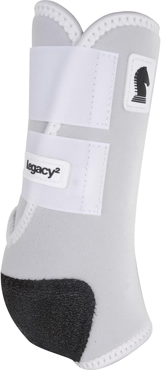 Classic Equine Legacy2 Support Boots, Front (White, Small)