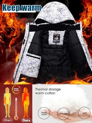 Women's Ski Jackets and Pants Set Waterproof Insulated Snowsuit Winter Warm Skisuit Fashion Snowboarding Snow Coat