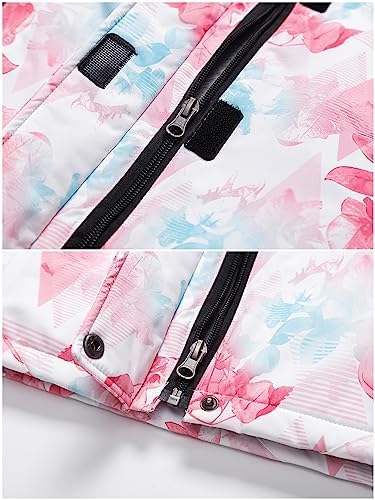 Girl's Waterproof Ski Jacket Warm Winter Snow Coat Windproof Snowboarding Rain Jacket