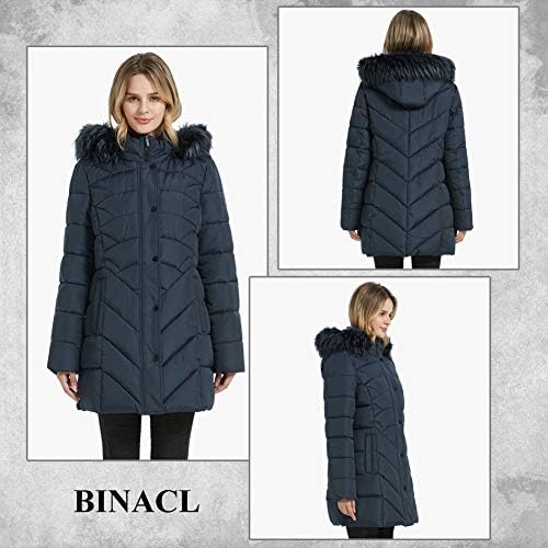 Women's Winter Warm Thicken Long Outwear Pockets Coat Parka Jacket XS-3XL