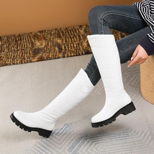 Women's Snow Boots Knee High Warm Winter Shoes