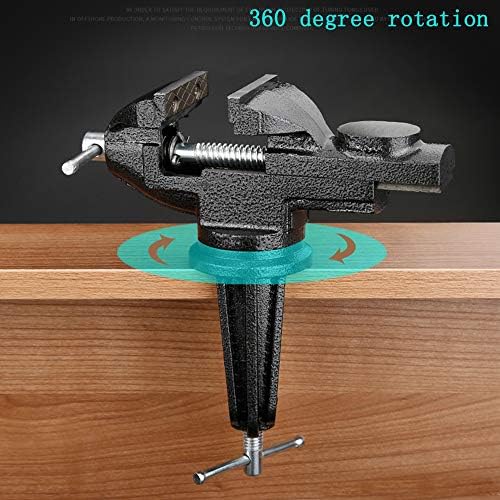 MYTEC Home Vise Clamp-On Vise, 3.0" black