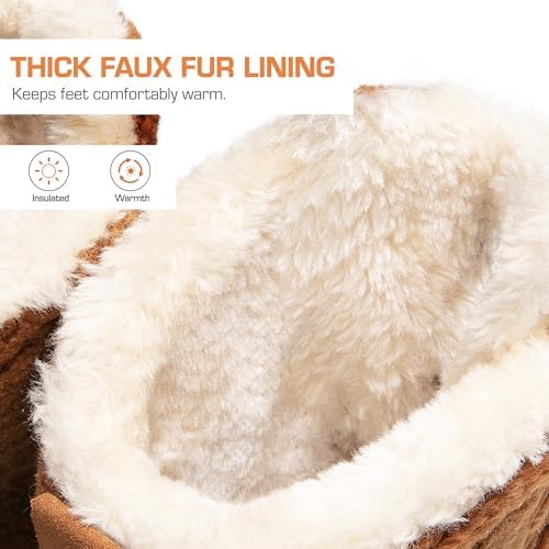 DREAM PAIRS Women’s Lace Up Ankle Snow Boots
