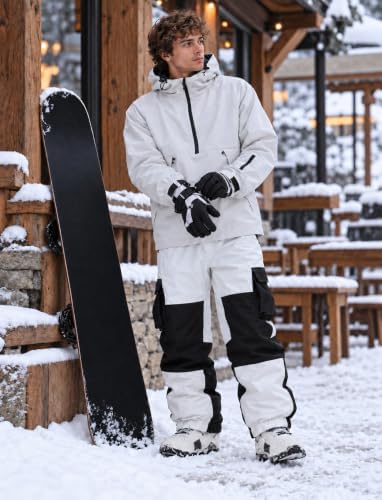 GSOU SNOW Mens Snow Jacket Womens Baggy Snowboard Ski Jacket Waterproof