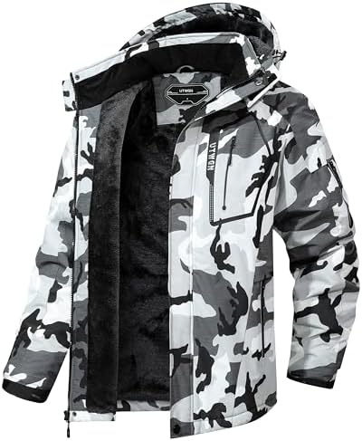 Men's Ski Jacket – Waterproof Warm Snow Coat
