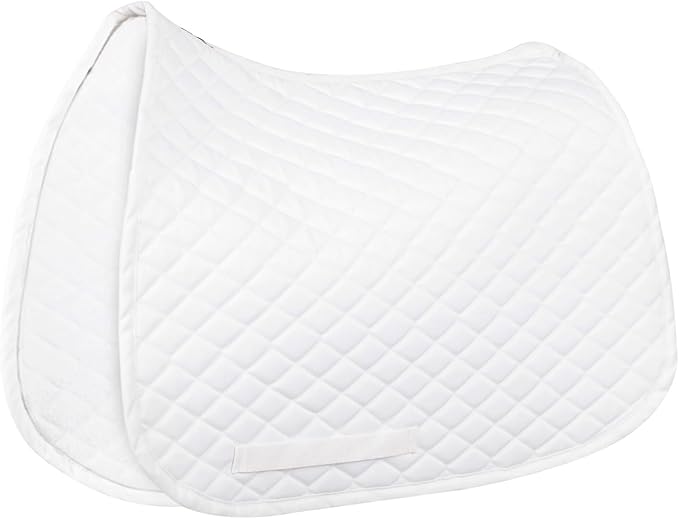 TuffRider Basic All Purpose Horse Riding Saddle Pad | Wither Relief Brushed Underside for Training and Competition