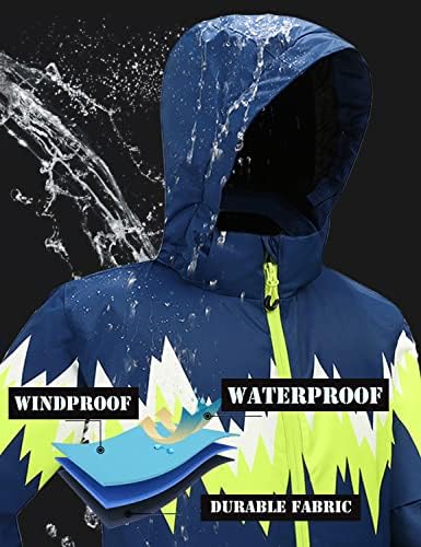 Big Boy's Waterproof Breathable Snowboard Ski Jacket