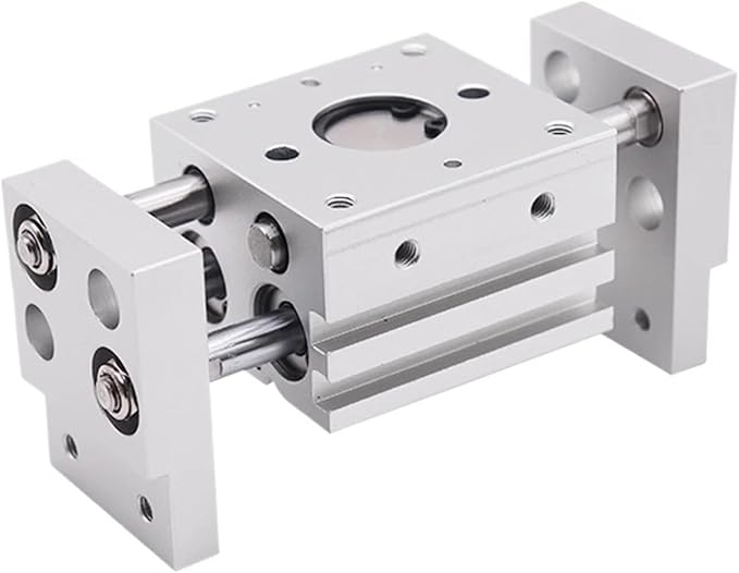 MHL2 Double Acting Pneumatic Gripper 10D 16D 20D 25D 32D D1 D2 Wide T Type Air Gripper Parallel Clamp Cylinder(MHL2-20D)