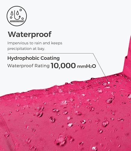 wantdo Women Hardshell Waterproof Windproof Insulated Ski Trekking Jacket