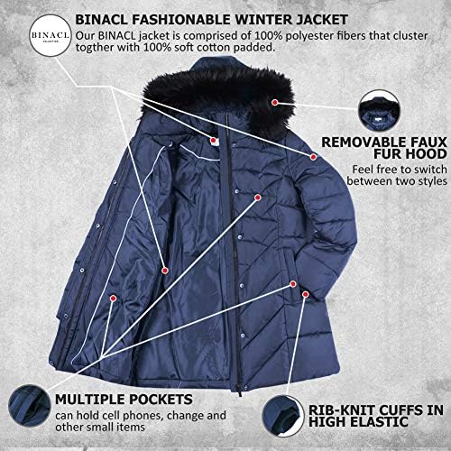 Women's Winter Warm Thicken Long Outwear Pockets Coat Parka Jacket XS-3XL