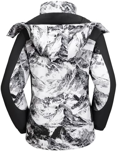 CAMEL CROWN Women's Ski Jacket Winter Snow Coat Waterproof Female Jackets