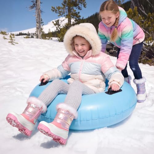 DREAM PAIRS Girls Snow Waterproof Winter Boots