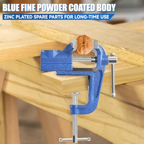 2” Gray Cast Iron Mini Table Clamp Bench Vise