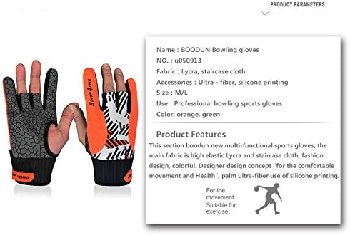 Professional Anti-Skid Bowling Gloves Comfortable Bowling Accessories Semi-Finger Instruments Sports Gloves Mittens for Bowling