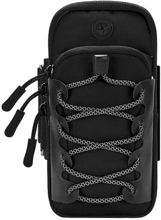 Motorcycle Handlebar Storage Bag with USB Charging Port, Waterproof Pouch for Sur-ron Light Bee X Segway, Black