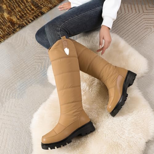 Women's Snow Boots Knee High Warm Winter Shoes