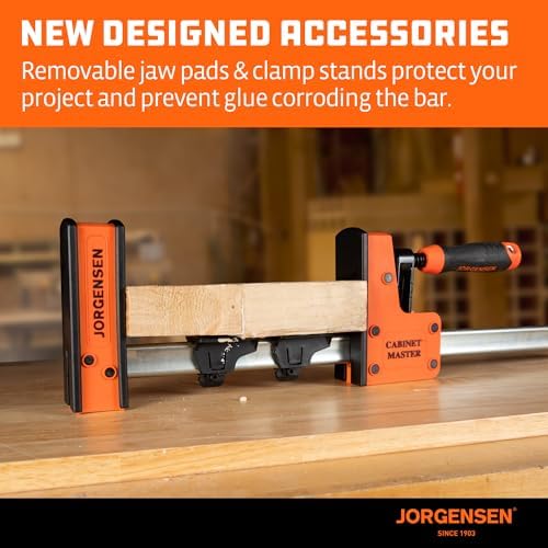 JORGENSEN 36-Inch Parallel Bar Clamps Set, 2200 lbs Load Limit, 2-Pack