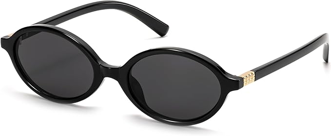 Retro Oval Sunglasses for Women Vintage 90s Y2K Trendy Designer Sun Glasses