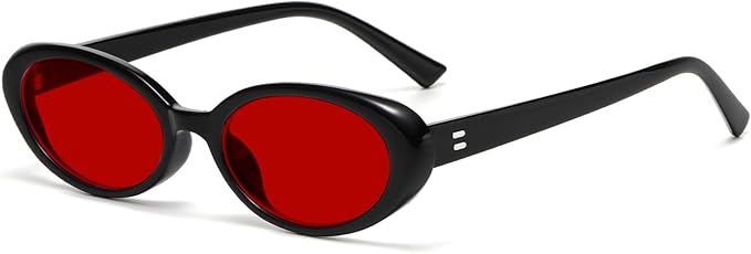 レディース メンズ レトロオーバルサングラス ファッション 小さめオーバルサングラス 90年代 ヴィンテージ シェード