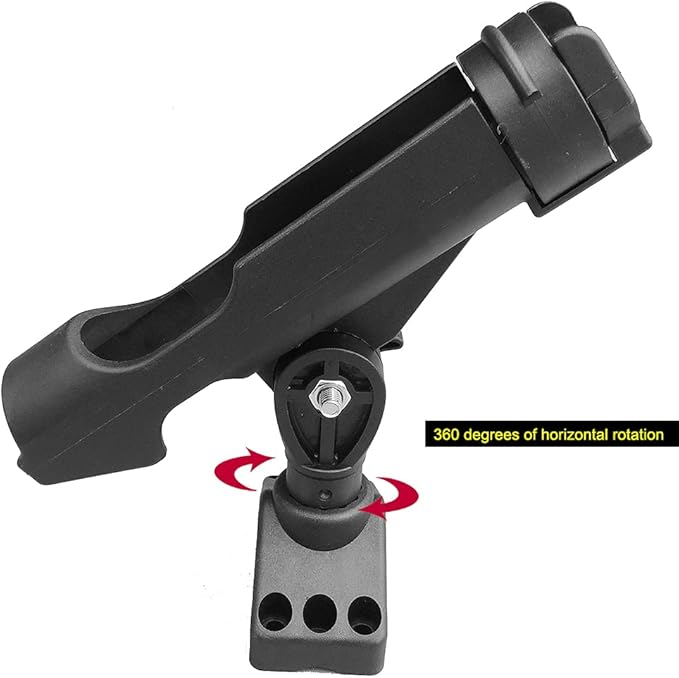 Fishing Rod Holders for Boat Rod Holder 360-degree Kayak Rod Holder Side Deck Mount Rod Holder Boat Fishing Pole Holders