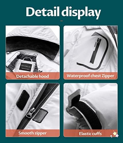 Girl's Waterproof Ski Jacket Warm Winter Snow Coat Windproof Snowboarding Rain Jacket