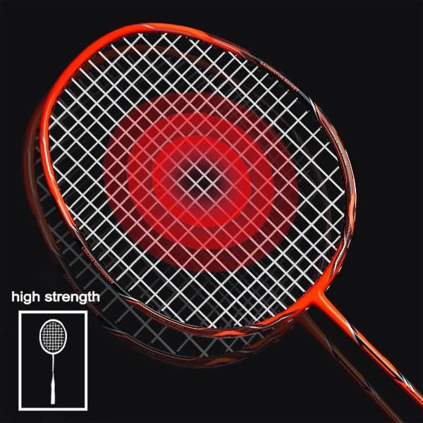 Professional Carbon Fiber Badminton Rackets Badminton Racquet for Backyards Gym