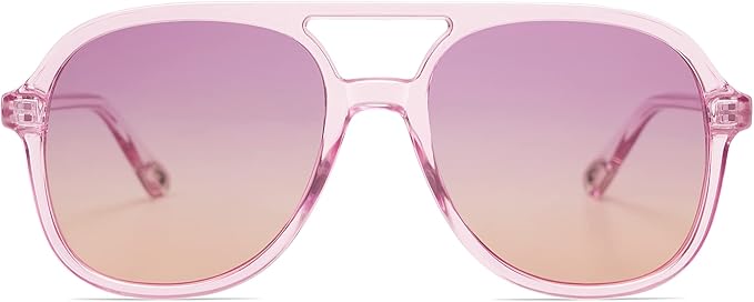 SOJOS Retro Polarized Aviator Sunglasses Womens Mens Classic 70s 80s Vintage Trendy Square Aviators SJ2174