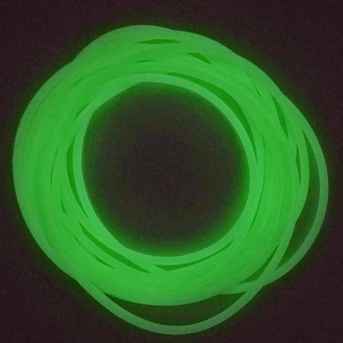 5M Fishing Luminous Tube Deep Sea Fishing Soft Plastic Fishing Angling Glow Tubing Tool Attract Fish Night Fishing Deep Drop Rigs
