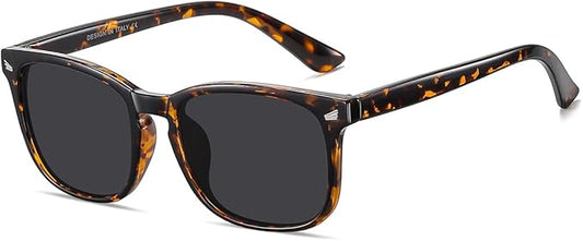 DUSHINE 偏光サングラス レディース クラシックレトロスタイル UV400保護