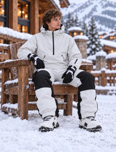 GSOU SNOW Mens Snow Jacket Womens Baggy Snowboard Ski Jacket Waterproof