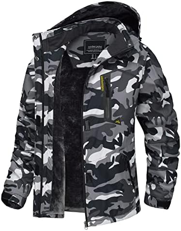 TACVASEN Women's Winter Coats Waterproof Snow Ski Jacket Warm Fleece