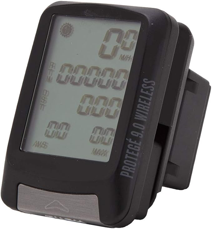 Planet Bike Protegé 9.0 Wireless Bike Computer,Black