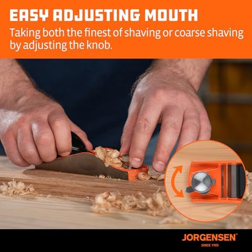 JORGENSEN NO.60-1/2 6-1/4" Wood Planer, Hand Planer for Woodworking