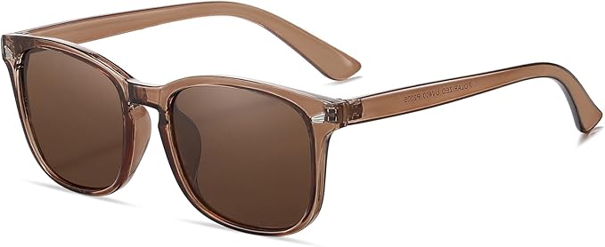 DUSHINE 偏光サングラス レディース クラシックレトロスタイル UV400保護