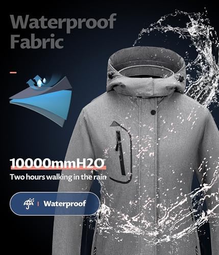 Women's Mountain Waterproof Ski Jacket Windproof Snowboarding Jacket Warm Winter Coat Raincoat