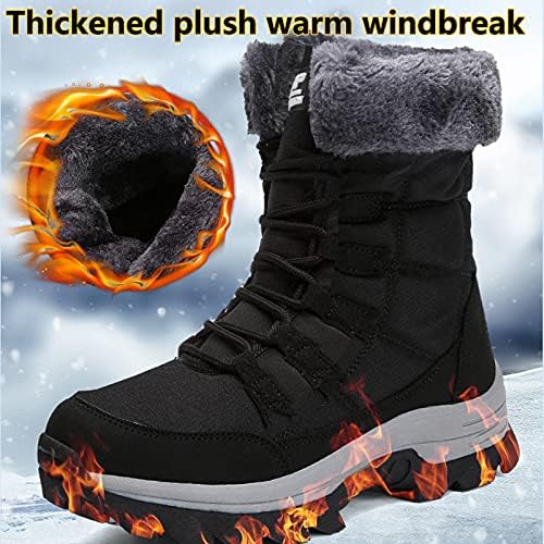ziitop Womens Winter Snow Boots Waterproof Fur Lined Warm
