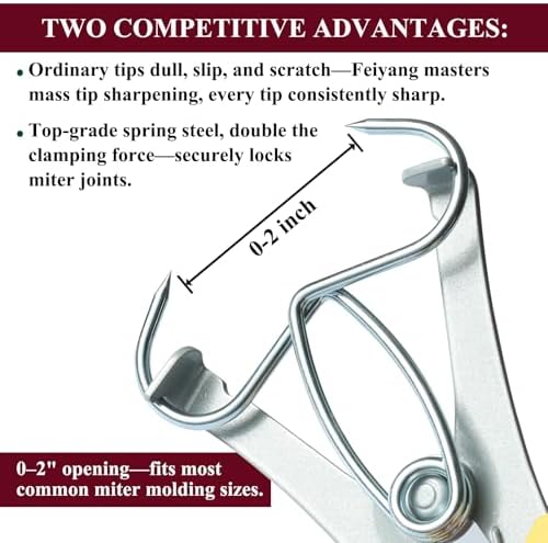 Miter Spring Clamps Classic Kit for Woodworking
