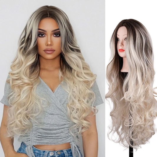 bald beautiful woman long hair hair loss confidence -Blondie