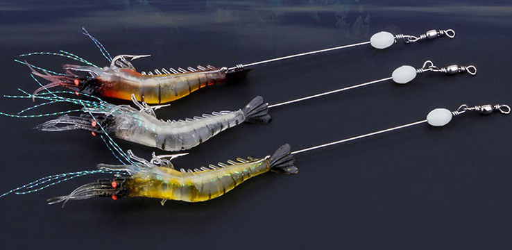 Realistic Soft Lure with Hook - Imitation Shrimp Bait