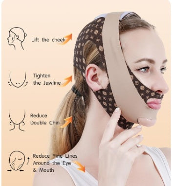 V-Line Lifting Mask Double Chin ReducerReusable With High-Elastic Fit, For SkinTightening, Firming Sagging Skin And Slimmingfor Men And Women Facial Skincare Comfort