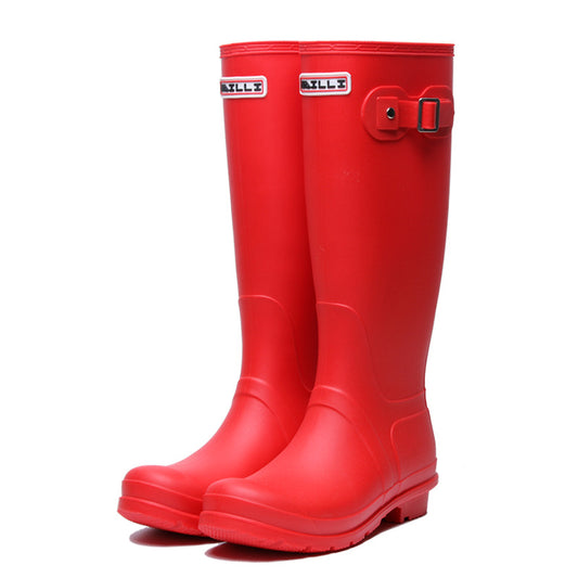 Fashionable Women's Knee-High Waterproof Rain Boots