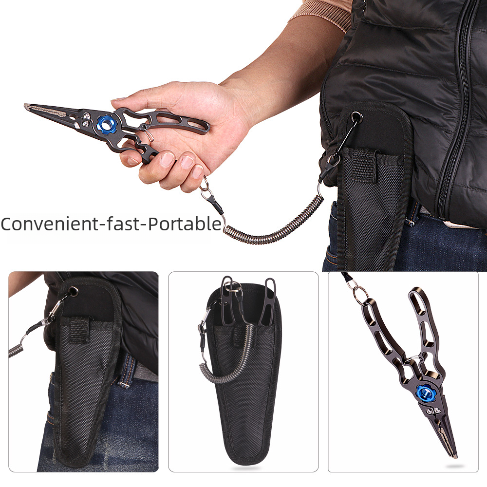 High-Precision Saltwater Fishing Pliers with Lock