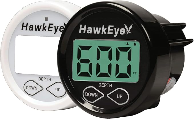 DepthTrax 2B Boat Mount in Dash Digital Depth Finder