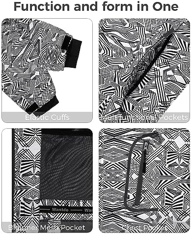 Wantdo Men's Ski Jacket Waterproof Warm Winter Snow Coat Snowboard Jacket