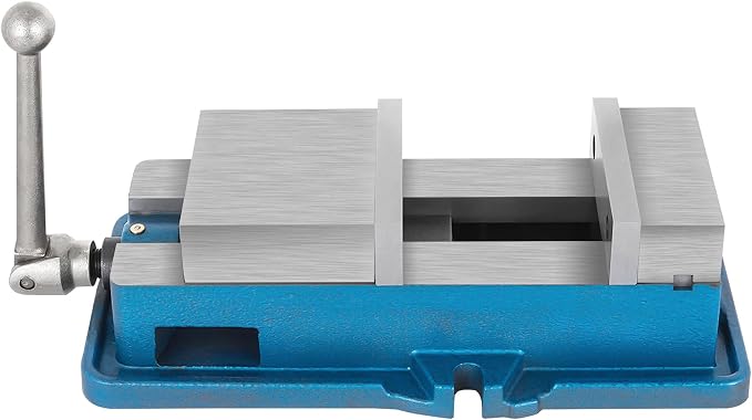 VEVOR Non Swivel Milling Lockdown Vise 4 Inch Precision Bench Clamp 100mm Width Drill Press Clamp 4 Inch Jaw Opening for Finishing Milling Machines Drilling Machines Precision Parts