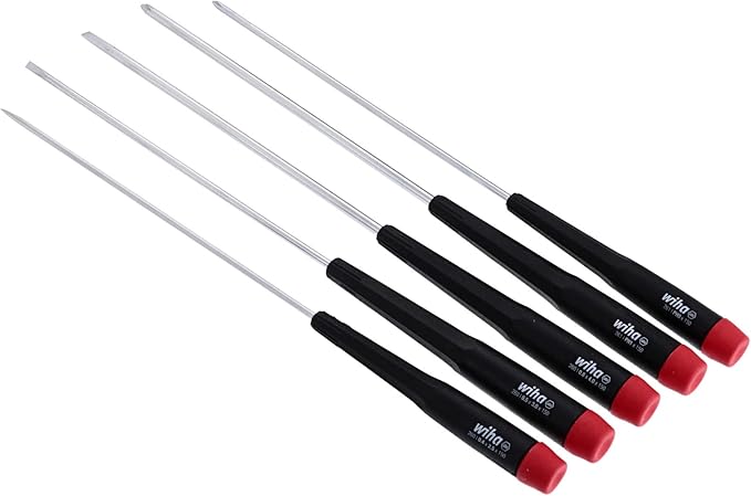 Wiha 26192 スロット/プラスドライバーセット 5個組 スロット2.5～4mm プラス#0～#1