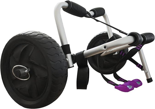 Kayak Cart Canoe Paddleboard SUP Trolley Carrier with No-flat wheels 100LBS Capacity